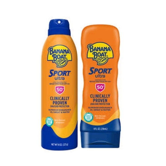 NEW Banana Boat Sport Ultra Performance Sunscreen Pack Broad Spectrum SPF 50 - Picture 1 of 1